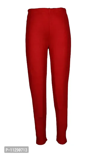 The Fashion Cosmo Leggings for Girls - Girls Leggings Combo - Black Leggings for Girls - Winter Leggings for Ages 9-14 Years (9-10 Years, Red)