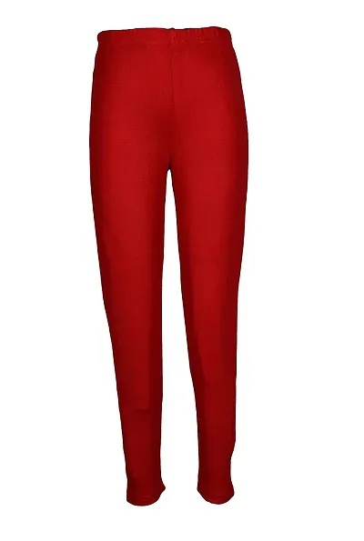 The Fashion Cosmo Leggings for Girls - Girls Leggings Combo - Leggings for Girls - Winter Leggings for Ages 9-14 Years (9-10 Years, Red)