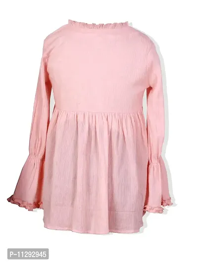 The Fashion Cosmo Girls Top, Kids Girls Top, Fancy Tops for Girls (13-14 Years, Peach)-thumb3