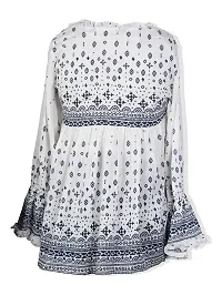 The Fashion Cosmo Girls Top, Kids Girls Top, Fancy Tops for Girls (9-10 Years, White)-thumb2