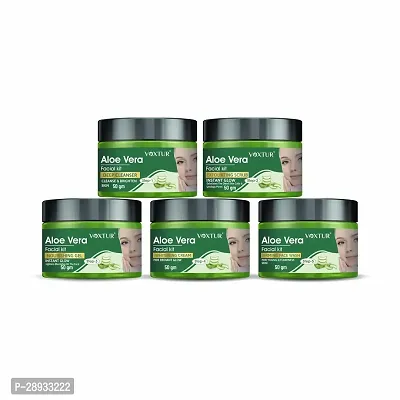 Voxtur Beauty Aloe Vera Facial Kit for Fairness Instant (250 g) Facial Kit, Women Facial Kit,Women Facial Kit,Men Facial Kit,Men And Women Facial Kit,Girl Facial Kit,Boy Facial Kit