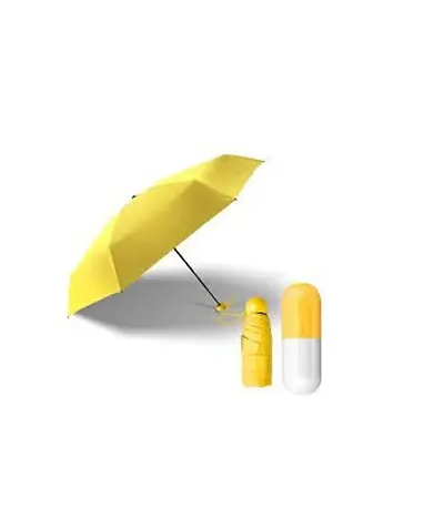 MeeTo Ultra Lights Mini Folding Umbrella with Compact Capsule Case
