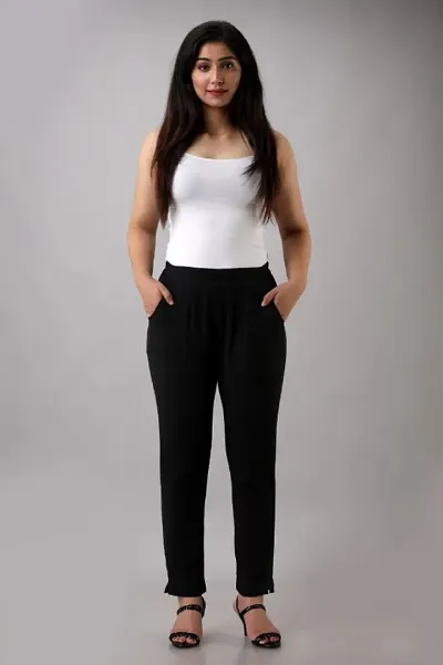 Stylish Solid Ethnic Pant For Women