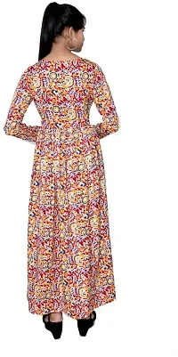 Raikwar Women's Jaipuri Crepe Full Length Casual Maxi Dress#8865_XXL-thumb3