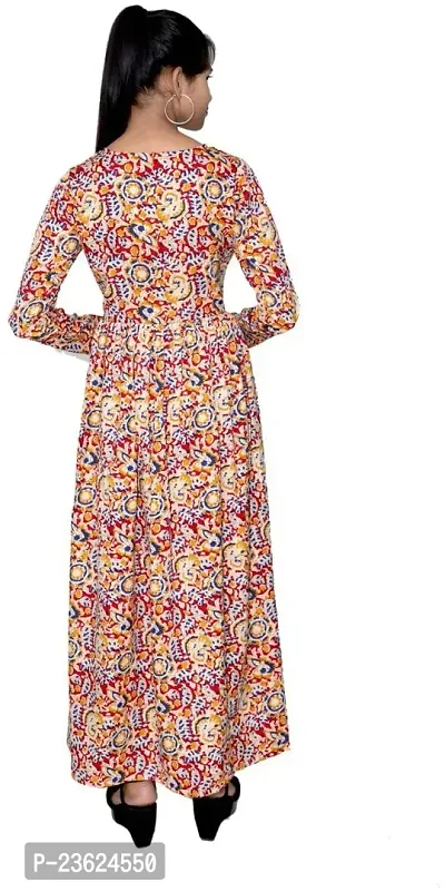 Raikwar Women's Jaipuri Crepe Full Length Casual Maxi Dress#8865_XXL-thumb4