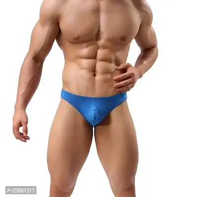 Sanasha Men Stylish  Comfortable Polyester Spandex Thong Underwear (SA-ML-07612)