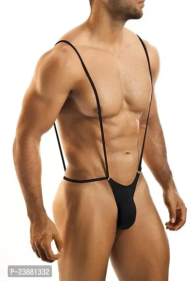 Sanasha Men Stylish  Comfortable Polyester Spandex Suspender Underwear (SA-ML-07687)-thumb0