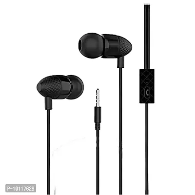 Black Wired Earphone With Best Quality
