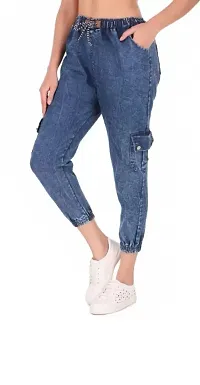 Stylish Joggers Fit Women Denim Classy Jeans for Casual wear-thumb1