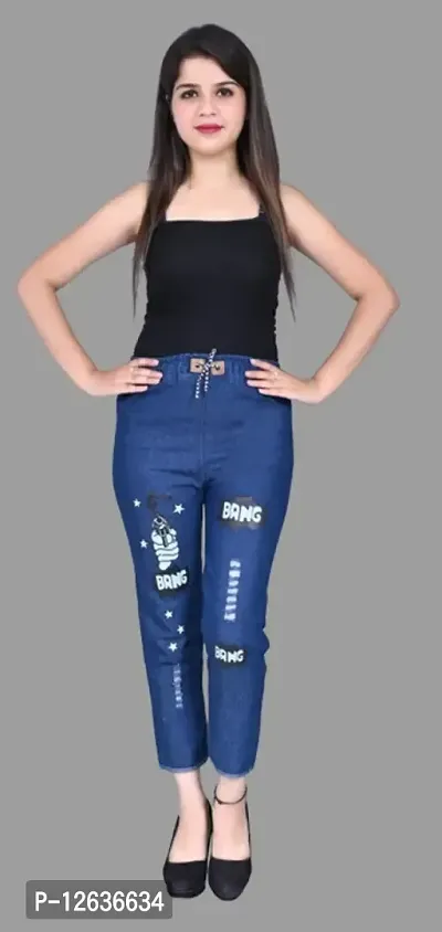 Classic Denim Jeans for Women-thumb0