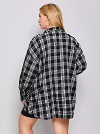 Trendy  Stylish Women Checkshirt-thumb1