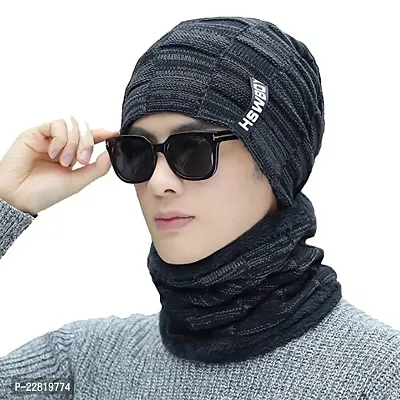Trendy  Stylish Winter men Cap  neck set-Pack of 1-thumb0