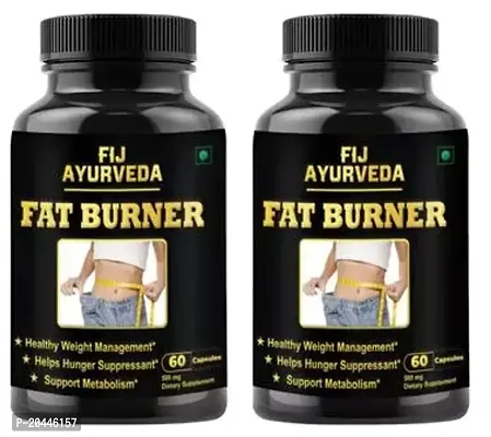 FIJ AYURVEDA Fat Burner Capsule for Weight Loss , Fat Cutter, Fat Loss, Belly Fat,Slim Body Shape,Natural Weight Loss,Zero Figure,Slimming, Garcinia Cambogia, Wajan Kam karne ki Dawa  Keto-slim Capsu