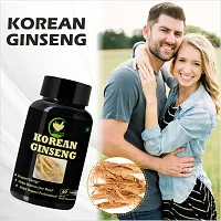 FIJ AYURVEDA Korean Ginseng Root Extract Dietary Supplement | Strength, Stamina Booster, Sex Power Capsule  Energy Booster |Ayurvedic ndash; 500mg 60 Capsules-thumb2