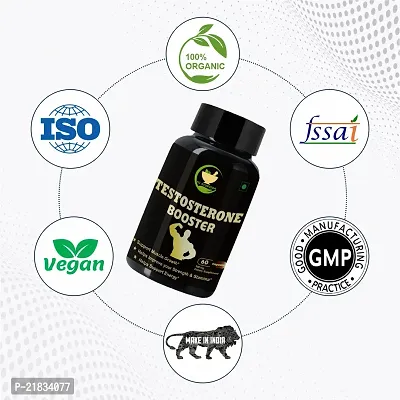 FIJ AYURVEDA Testosterone Booster Capsule for Muscle Growth  Energy Booster  Stamina Booster | Testosterone | with Shilajit, Safed Musli, Ashwagandha Extract - 500mg 60 Capsules Ayurvedic Products-thumb4