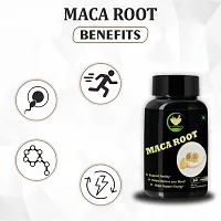 FIJ AYURVEDA Maca Root Extract Dietary Supplement for Men  Women ndash; 500mg 60 Capsules (Pack of 1)-thumb1