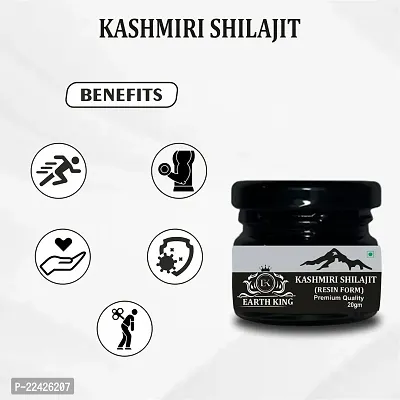 EARTH KING Kashmiri Shilajit/Shilajit Resin | Raw Shilajit | (Semi Liquid) - 40Gm (Pack of 1)-thumb2