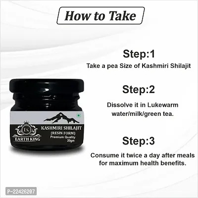 EARTH KING Kashmiri Shilajit/Shilajit Resin | Raw Shilajit | (Semi Liquid) - 40Gm (Pack of 1)-thumb3