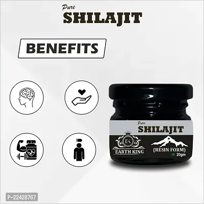 EARTH KING Pure Ayurvedic Shilajit/Shilajit Resin | Raw Shilajit | (Semi Liquid) - 40Gm (Pack of 1)-thumb2