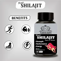 EARTH KING Power Shilajit/Shilajeet Capsule - 500mg 60 Capsules (Pack of 2)-thumb1