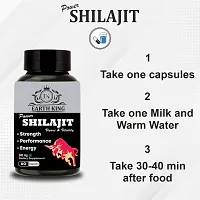 EARTH KING Power Shilajit/Shilajeet Capsule - 500mg 60 Capsules (Pack of 2)-thumb4