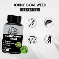 EARTH KING Horny Goat Weed Capsule | Epimedium Extract | with Maca Root Powder - 500mg 60 Capsules (Pack of 2)-thumb1