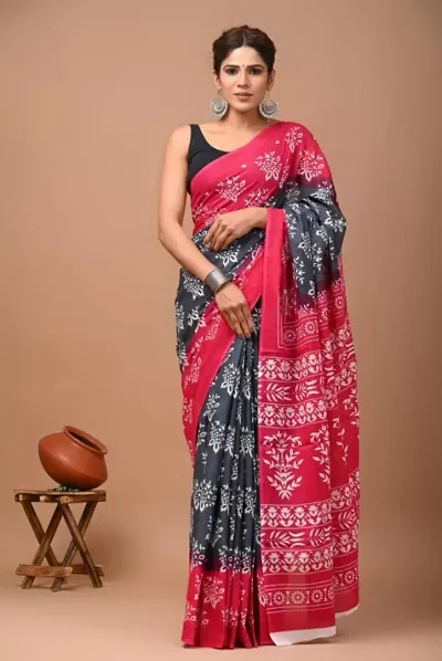 Women Beautiful Sarees with Blouse piece