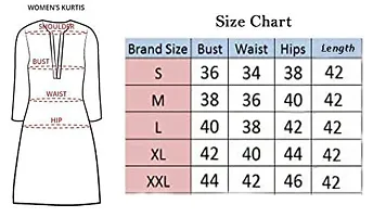 MAJISA FASHION Women's Wear Peach Colour Polycotton Fabric Striped Three-Quarter Sleeves Stitched Combo of 3 Kurti-thumb1