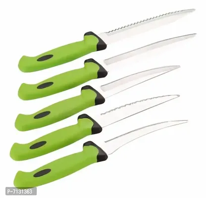 5pcs knife set green-thumb0