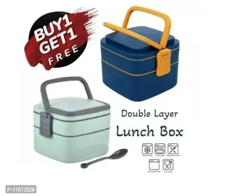 2pcs set 2layer lunch box .