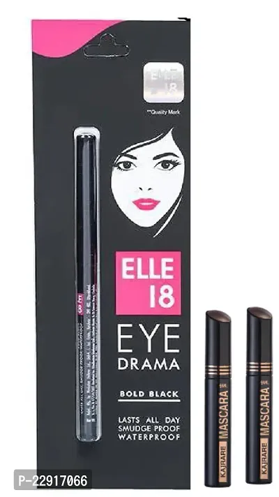 Elly 18 KajalKajrae Mascara  Pack of 2