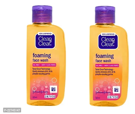 Clean  Clear foming Face Wash  Pack of 2-thumb0