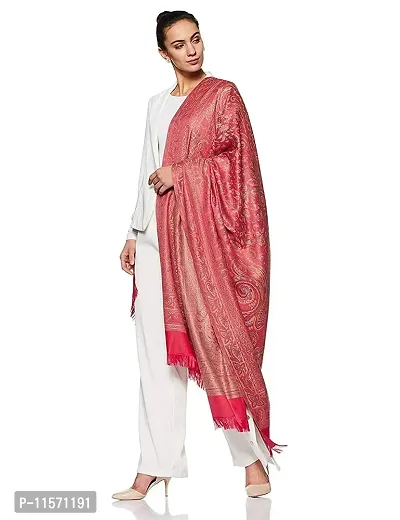 Stylish Cotton Red Stole For Women