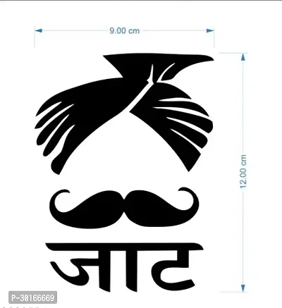 JAAT STICKER For for/Office/Home/Pooja Ghar/Bed Room/Hall