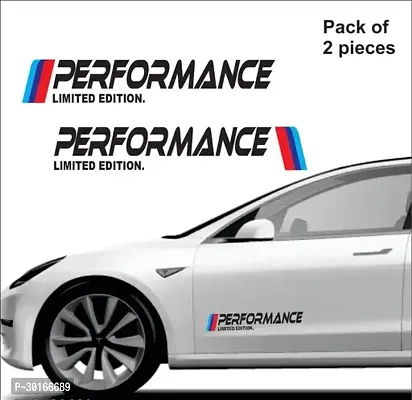 PERFORMANCE CAR STICKER Pack of 2 pieces Size 35cm x 6 cm