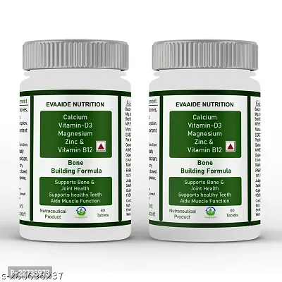 EVAAIDE JOINT SUPPORT TABLET Calcium, Vitamin D3, Magnesium, Zinc  Vitamin B12 for Joint Health_120T_PACK_2