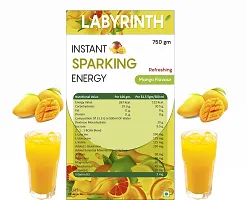 Labyrinth Energy Drink BCAA blend 2:1:1 ratio, Glutamine, Electrolytes  Minerals for Instant Energy_750G_MANGO-thumb3