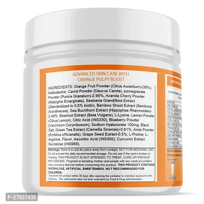 Labyrinth Collagen Supplement with Hyaluronic Acid, Biotin, Vitamin C for Skin Radiance  Skin Glow_200g_ORANGE-thumb3