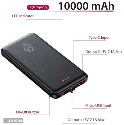 MI-STS T63 10000mAh Portable Fast Charging Power Bank-thumb3