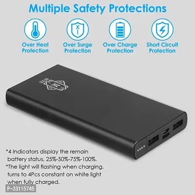 MI-STS K1 20000mAh Dual USB Fast Charging Power Bank with LED Indicator-thumb2