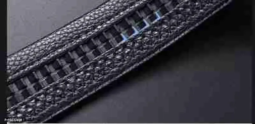 Men's Real Leather Ratchet Dress Casual Belt, Cut to Exact Fit, Elegant Gift Box-thumb2