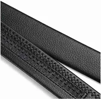 Men Formal, Casual, Party, Evening Black Artificial Leather, Texas Leatherite Belt-thumb1