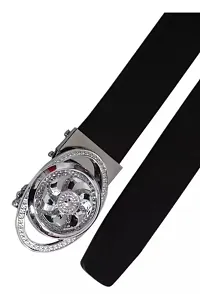 Men's Real Leather Ratchet Dress Belt, Cut to Exact Fit, Elegant Gift Box-thumb2
