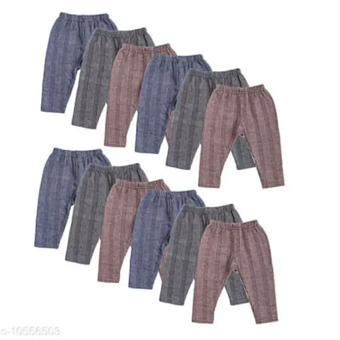 Kids Thermal Track Pant For Baby Boys Baby Girls Pack Of 12