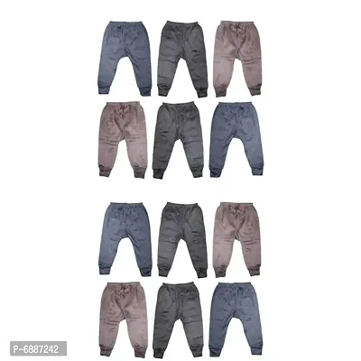Kids Thermal Track Pant For Baby Boys  Baby Girls Pack Of 12-thumb0