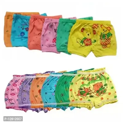 Chote Bache Pack of 12 kids bloomer shorty combo pack pure cotton