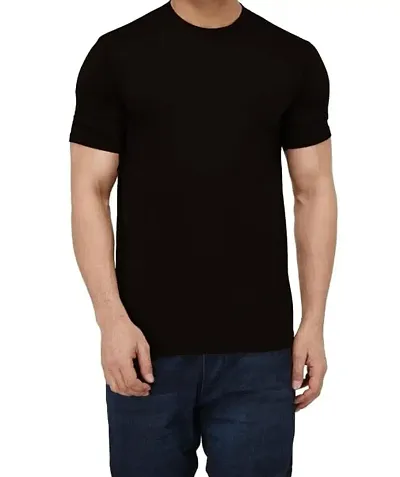 Stylish Solid T-Shirt For Men