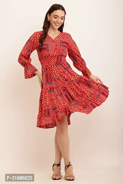 Trendy Stylish Poly Crepe Dress for Women