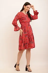 Trendy Stylish Poly Crepe Dress for Women-thumb3