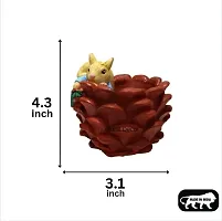 Resin Pot Combo Cute Squirrel Fleshy Succulent Planter Pot-thumb1